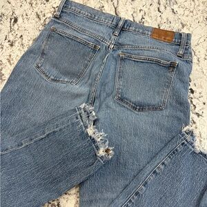 Madewell Light Blue Distressed Women's Jeans